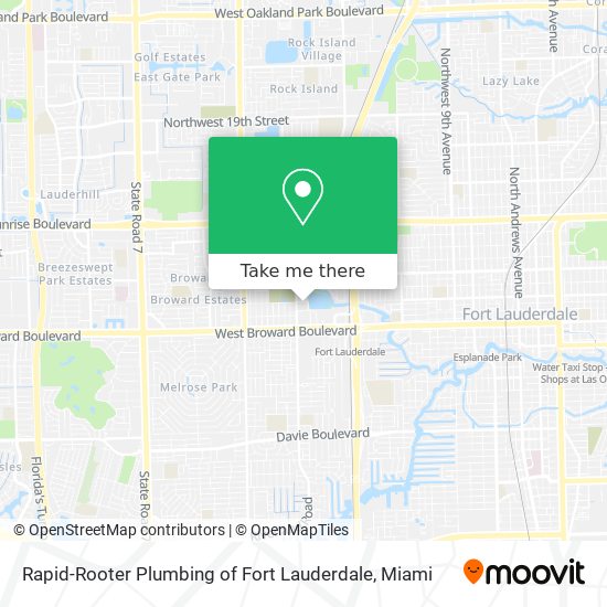 Mapa de Rapid-Rooter Plumbing of Fort Lauderdale