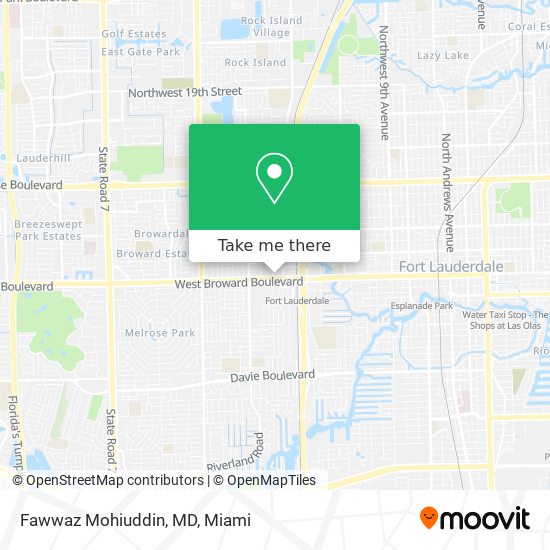 Fawwaz Mohiuddin, MD map