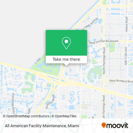 All American Facility Maintenance map