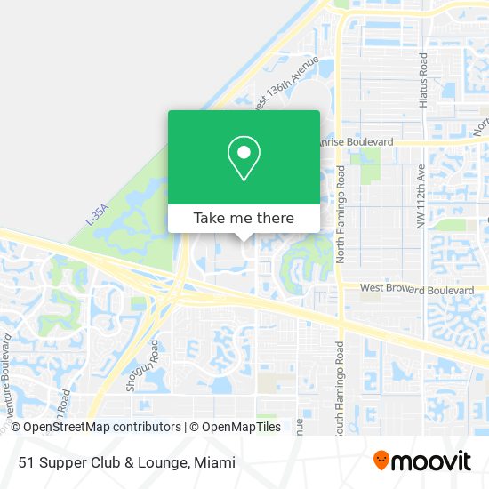 Mapa de 51 Supper Club & Lounge