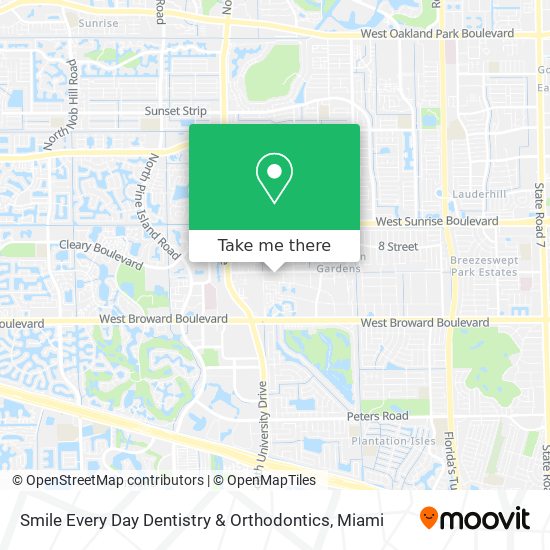 Mapa de Smile Every Day Dentistry & Orthodontics