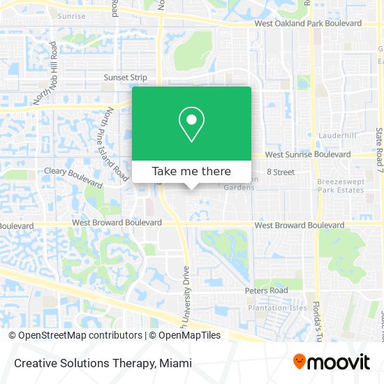 Creative Solutions Therapy map