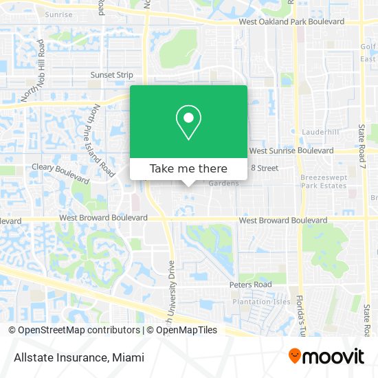 Allstate Insurance map