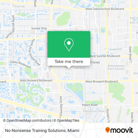 No-Nonsense Training Solutions map