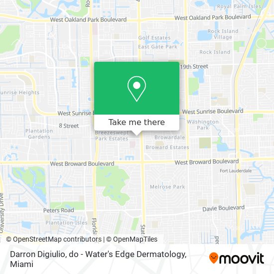 Mapa de Darron Digiulio, do - Water's Edge Dermatology