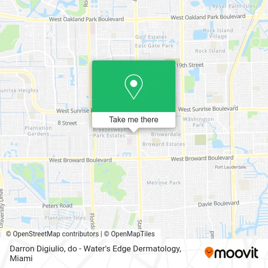 Darron Digiulio, do - Water's Edge Dermatology map