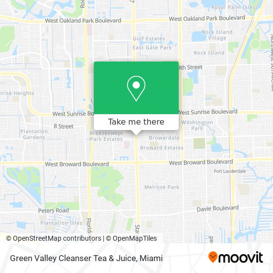 Green Valley Cleanser Tea & Juice map