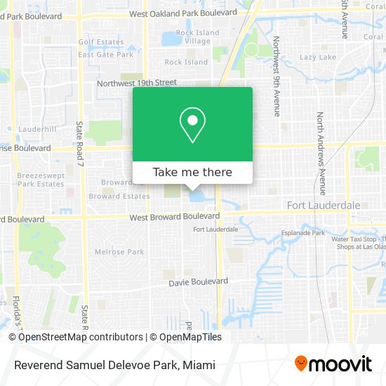 Mapa de Reverend Samuel Delevoe Park