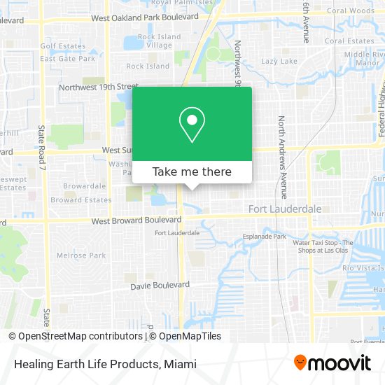 Healing Earth Life Products map