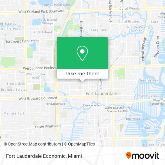 Mapa de Fort Lauderdale Economic