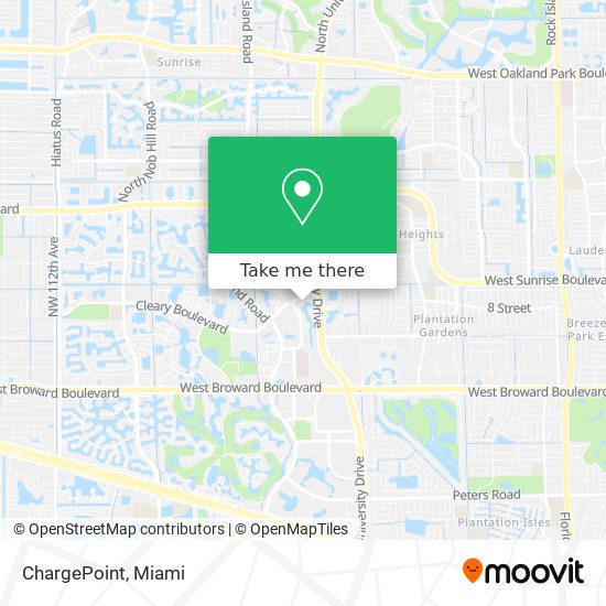 ChargePoint map