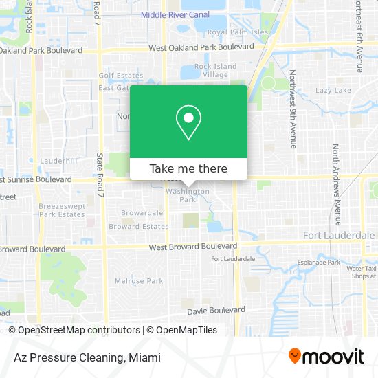 Az Pressure Cleaning map