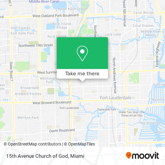 15th Avenue Church of God map