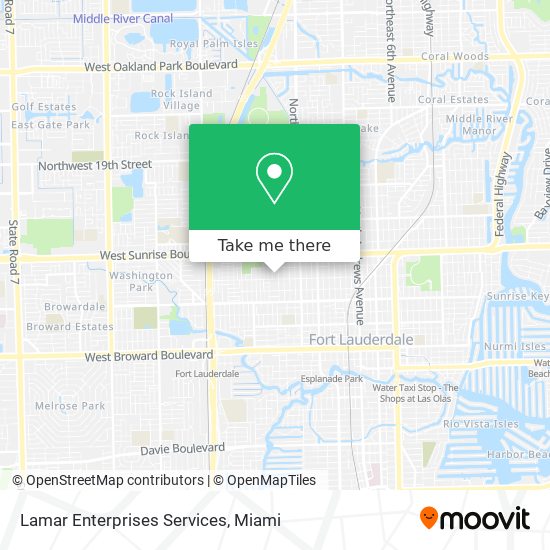 Mapa de Lamar Enterprises Services