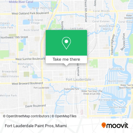 Fort Lauderdale Paint Pros map