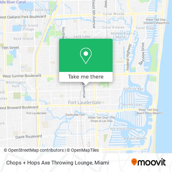 Chops + Hops Axe Throwing Lounge map