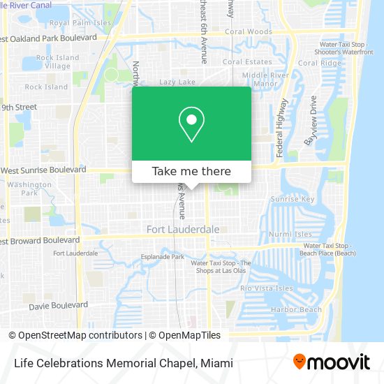 Mapa de Life Celebrations Memorial Chapel