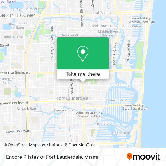 Mapa de Encore Pilates of Fort Lauderdale