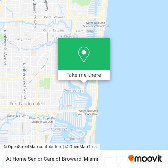 At Home Senior Care of Broward map