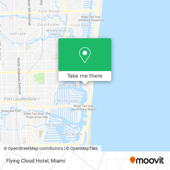 Flying Cloud Hotel map