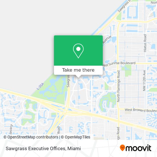 Mapa de Sawgrass Executive Offices