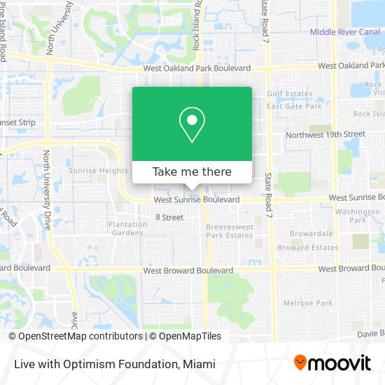 Mapa de Live with Optimism Foundation