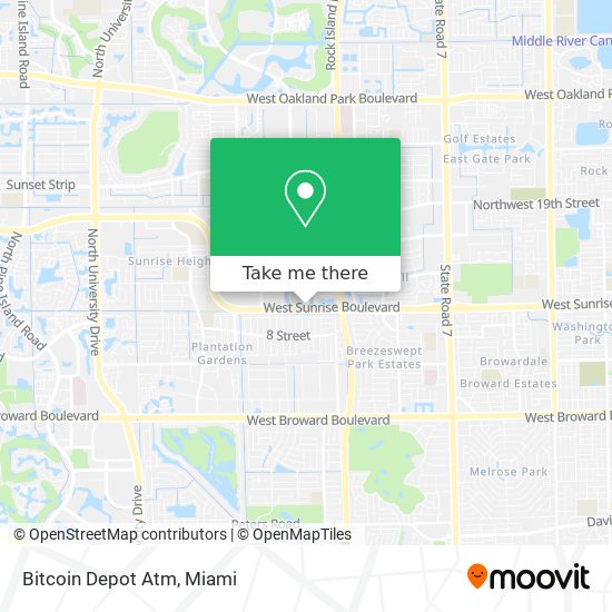 Mapa de Bitcoin Depot Atm