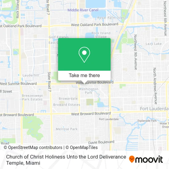 Church of Christ Holiness Unto the Lord Deliverance Temple map