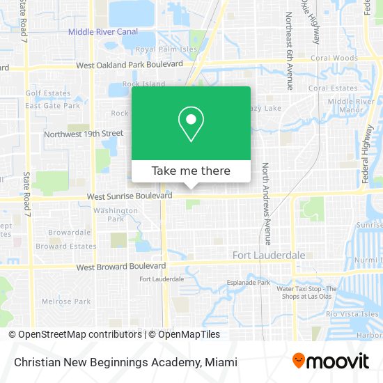 Mapa de Christian New Beginnings Academy