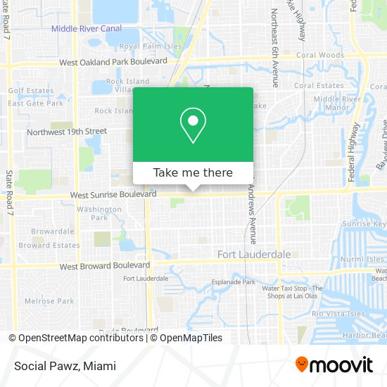 Social Pawz map