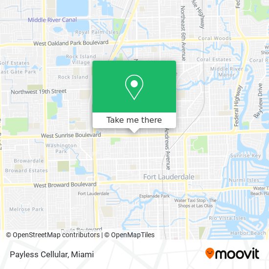 Payless Cellular map