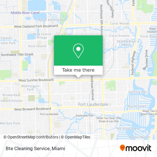 Bte Cleaning Service map