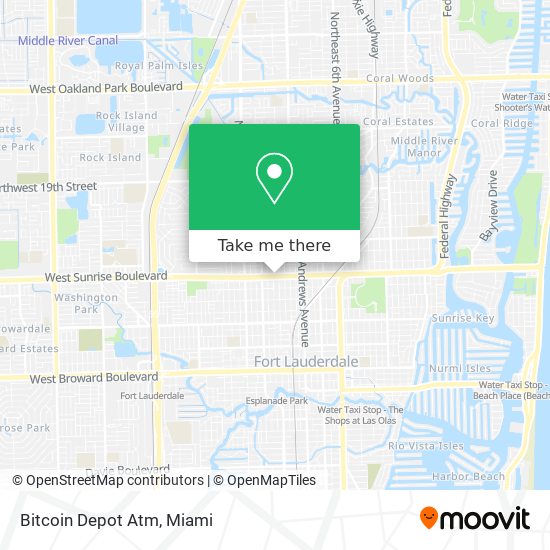 Mapa de Bitcoin Depot Atm