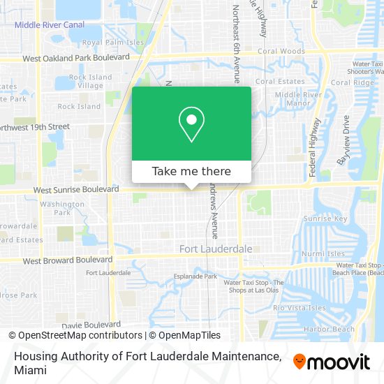 Mapa de Housing Authority of Fort Lauderdale Maintenance