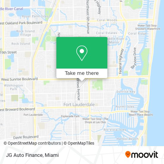 JG Auto Finance map