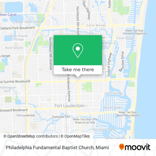 Mapa de Philadelphia Fundamental Baptist Church