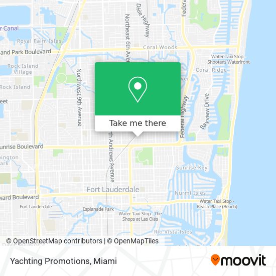 Yachting Promotions map