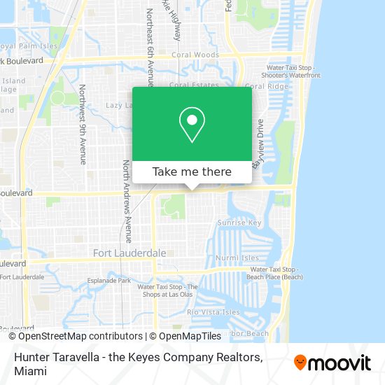 Hunter Taravella - the Keyes Company Realtors map