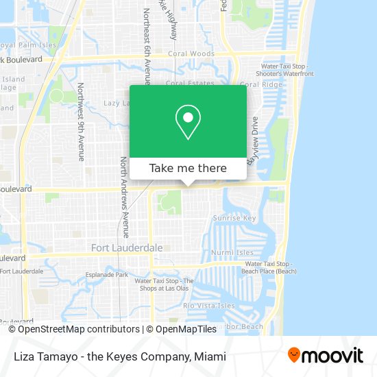 Liza Tamayo - the Keyes Company map