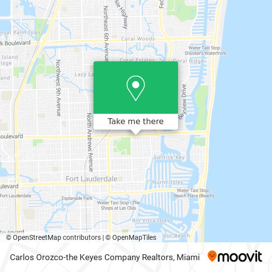 Carlos Orozco-the Keyes Company Realtors map