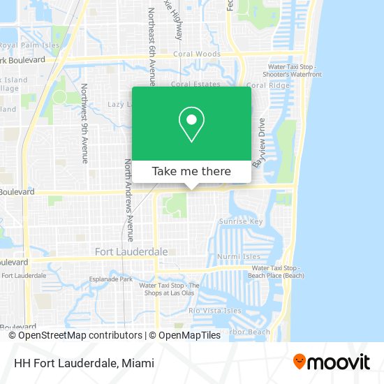 HH Fort Lauderdale map