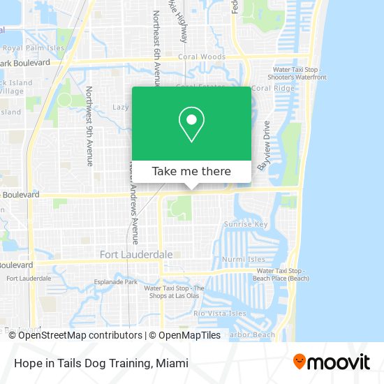 Hope in Tails Dog Training map