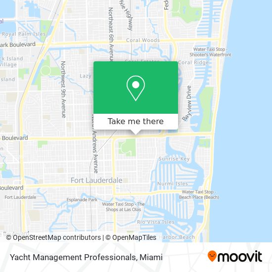 Yacht Management Professionals map