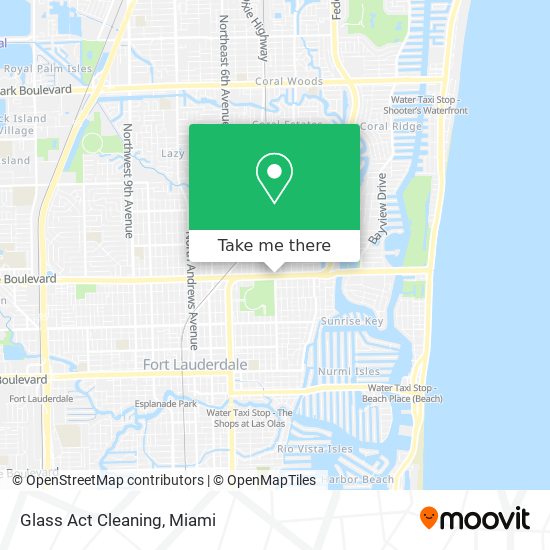 Glass Act Cleaning map
