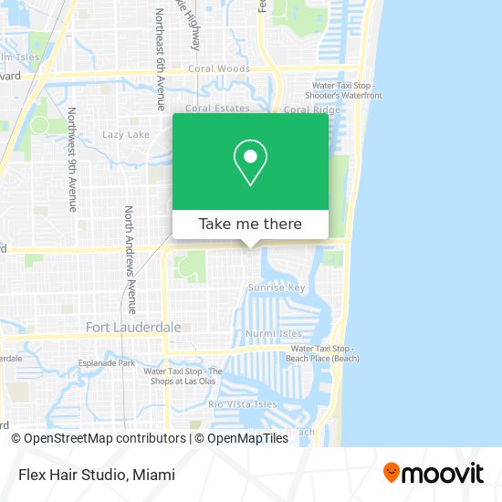 Flex Hair Studio map