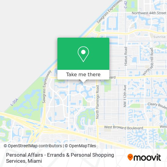 Personal Affairs - Errands & Personal Shopping Services map