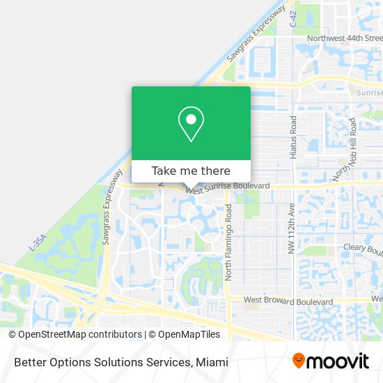 Better Options Solutions Services map