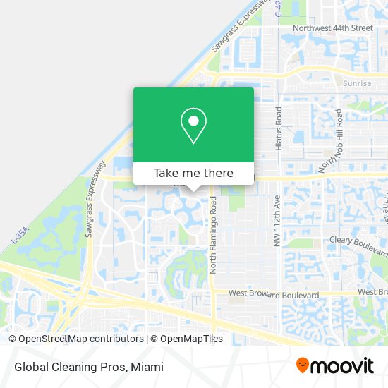 Global Cleaning Pros map