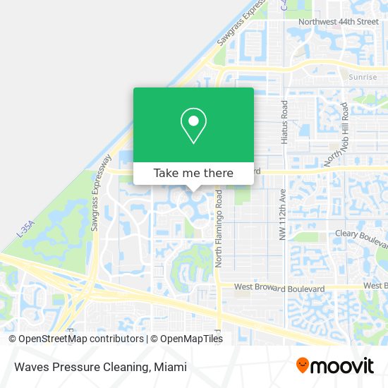 Waves Pressure Cleaning map