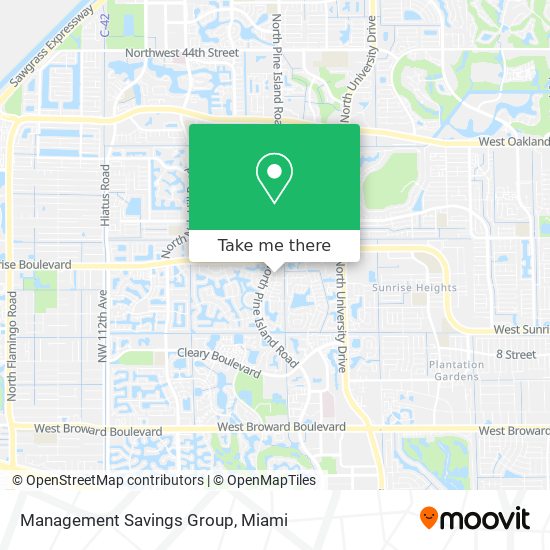 Management Savings Group map